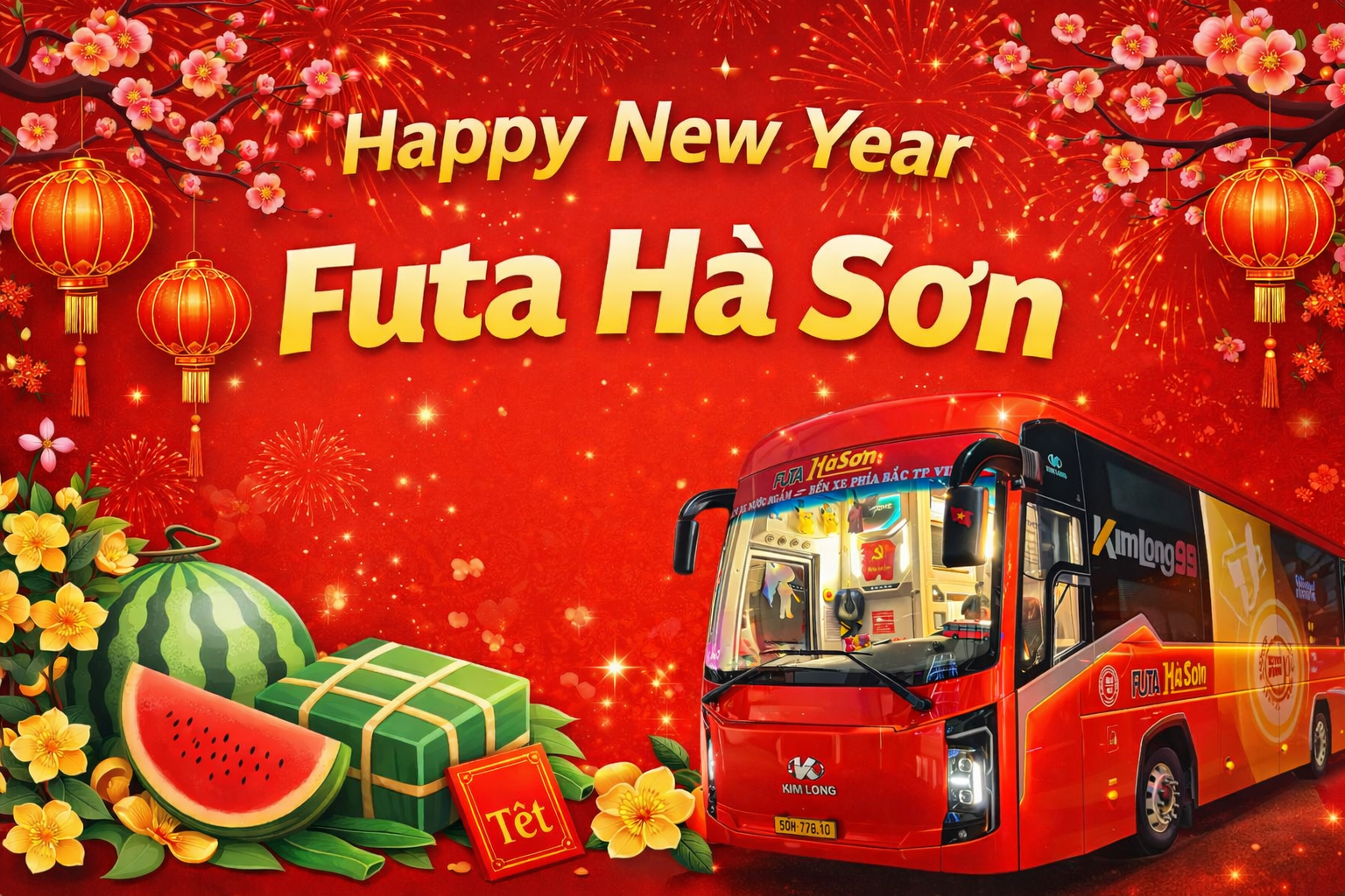 Vé xe FUTA Hà Sơn Tết 2026